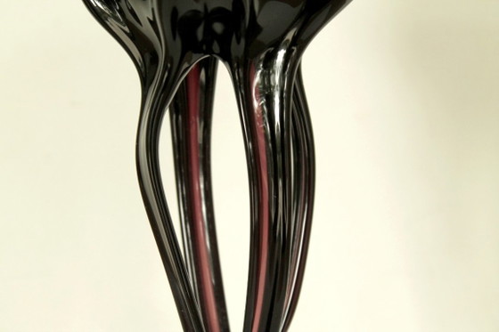 Jarrón de cristal polaco color amatista – Josefina Krosno (años 80) – Jarrones, Glass (photo 4 of 12)