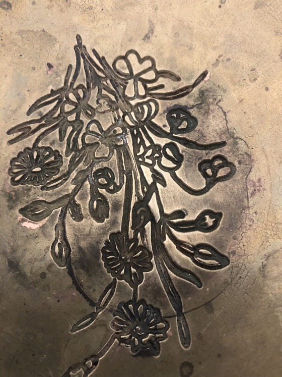 Image 1 of Vintage koperen schaal