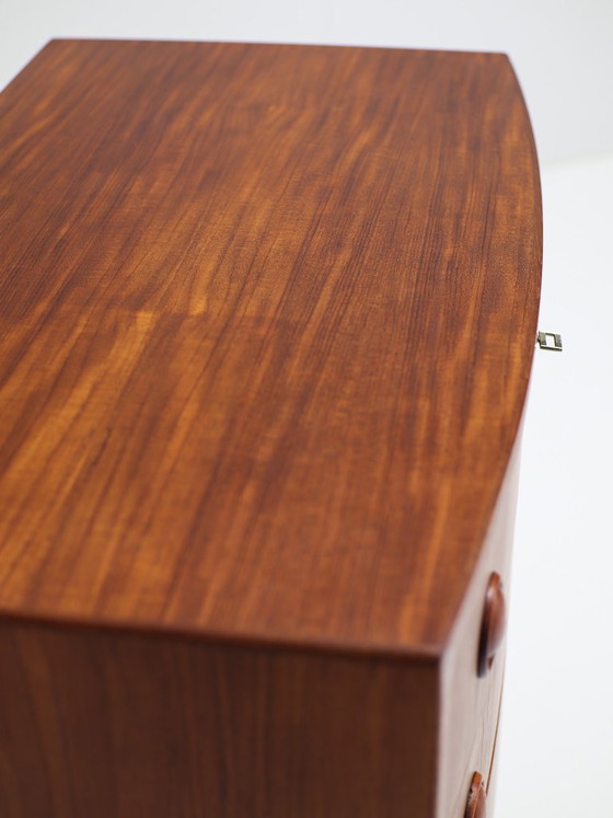 Cassettiera Vintage Danese in Teak Curvo Kai Kristiansen – Cassettiere, Wood (photo 10 of 16)