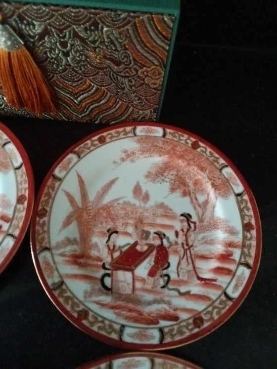 Piatti vintage giapponesi, Onbekend, Stoviglie, Porcellana, Nero (foto 7 di 12)