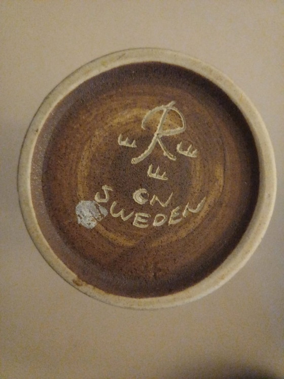 Gunnar Nylund Rörstrand - Céramique Scandinave - Vase Poterie d'Art Suédois 22cm – Ceramic (photo 10 of 11)
