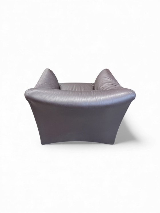 Image 1 of Silla Tentazione de cuero de Mario Bellini para Cassina, años 70