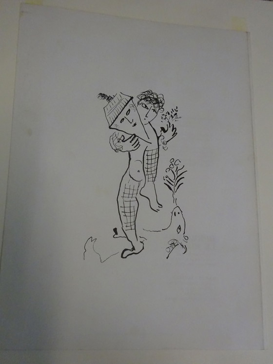 Image 1 of Marc Chagall L Acrobat + Derriere Le Miroir.