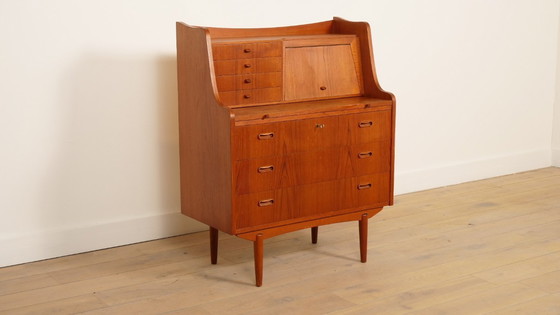 Image 1 of Secretaire vintage | danois | teck | avec miroir