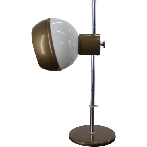 Lampada da tavolo magnetica regolabile vintage di Drukov, anni '70