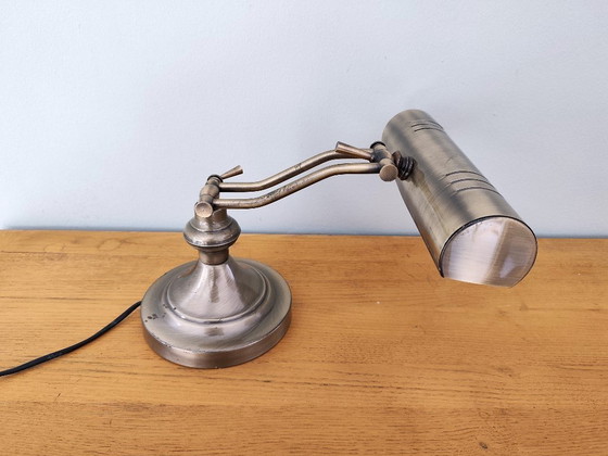 Image 1 of lampada da scrivania antica in stile banchiere di Lumijura