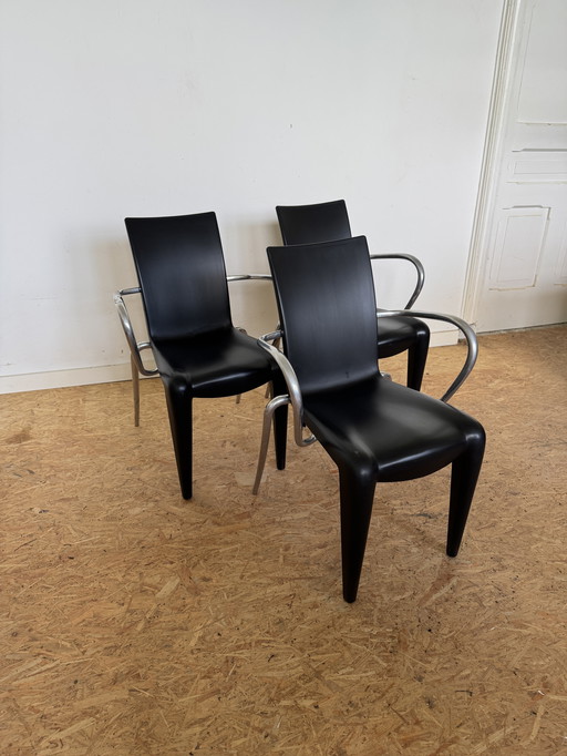 3x Vitra Louis 20 dining chair