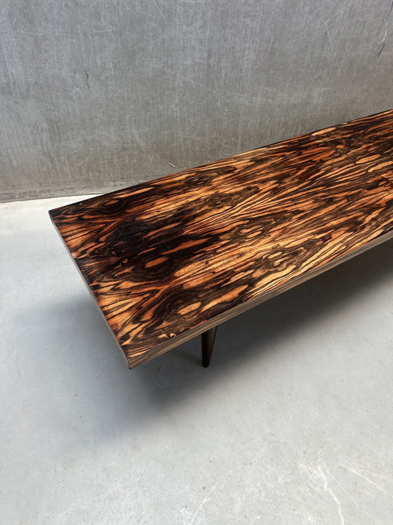 Image 1 of Vintage Macassar coffee table / side table - ebony