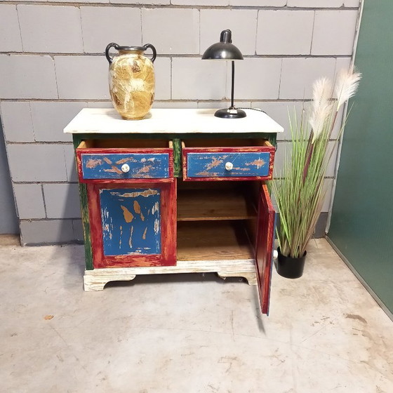 Image 1 of Vintage meidenkast in Boho-stijl