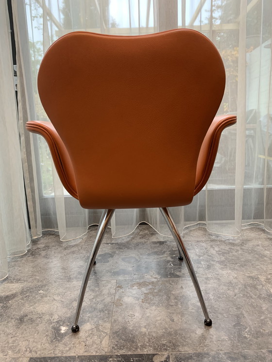 Image 1 of 4 x Leolux dining chairs