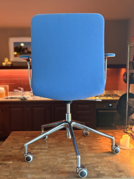 Image 1 of Cappellini Lotus office chair – design classic – blue