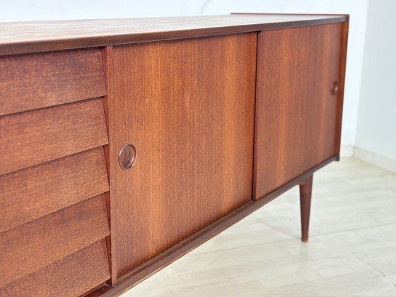 Image 1 of Very beautiful mid-century sideboard / teak sideboard from the 1960s / vintage teak sideboard