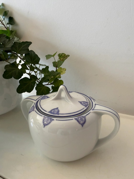 Zuccheriera in Porcellana Blu e Bianca – Stoviglie, Porcelain, Klassiek (photo 4 of 6)