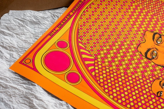 Image 1 of Jimi Hendrix Experience Fillmore East concert 1968 New York - Poster 61 x 91 cm