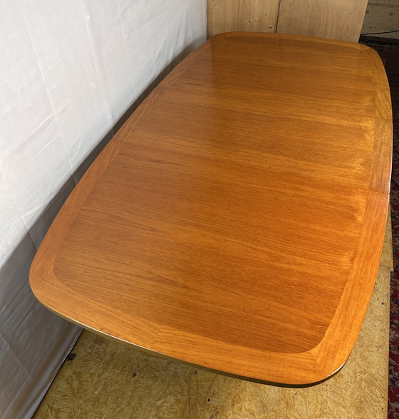 Image 1 of Mid-Century Retro Vintage Teak Drop Leaf Dining Table by McIntosh – 1960–1970  Elegant, Functional, and Space-Saving | Classic B
