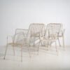 Antique outdoor chairs with armrests (c.1920). Set of 4 pieces #4 – Garden chairs, Iron (photo 9 of 40)