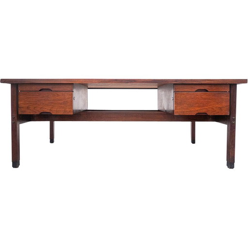 Scrivania vintage in legno di Sergio Rodrigues, Brasile 1960