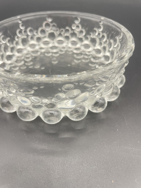 Walther Glas Bolero Bubbles Ciotola da dessert Ø 12 cm Vintage anni '70 – Walther Kristallglas, Stoviglie (photo 5 of 6)
