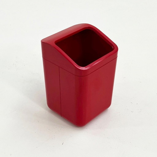 Roter Regenschirmhalter oder Papierkorb von Makio Hasuike für Gedy, 1970er Jahre