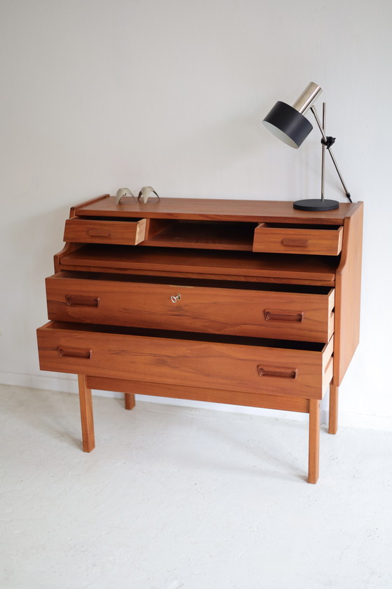 Image 1 of Secretaire, Arne Wahl Iversen Vinde Møbelfabrik jaren 60