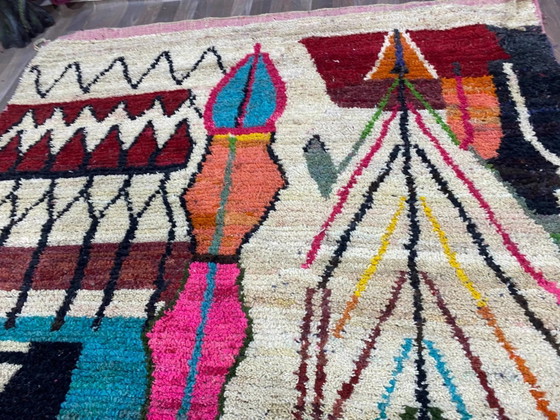 Alfombra bereber artesanal hecha a mano 2.5x1.5 m – Wool (photo 8 of 10)