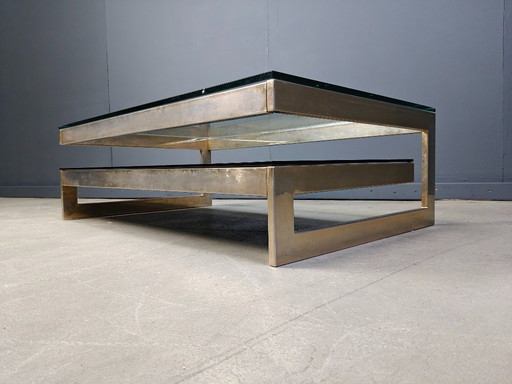 Vintage G shaped coffee table by Belgochrom, 1970s