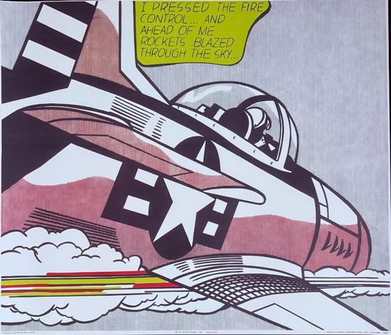 Image 1 of Roy Lichtenstein: Diptychon "Whaam, I Pressed the Fire Control, 1963"