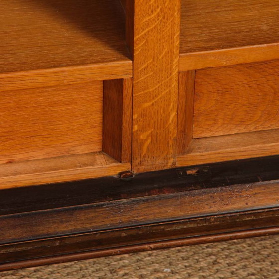 Image 1 of Gran armario de caoba, roble y nácar de los años 40