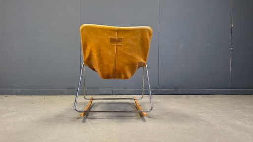Vintage G1 rocking chair by Pierre Guariche, 1950s