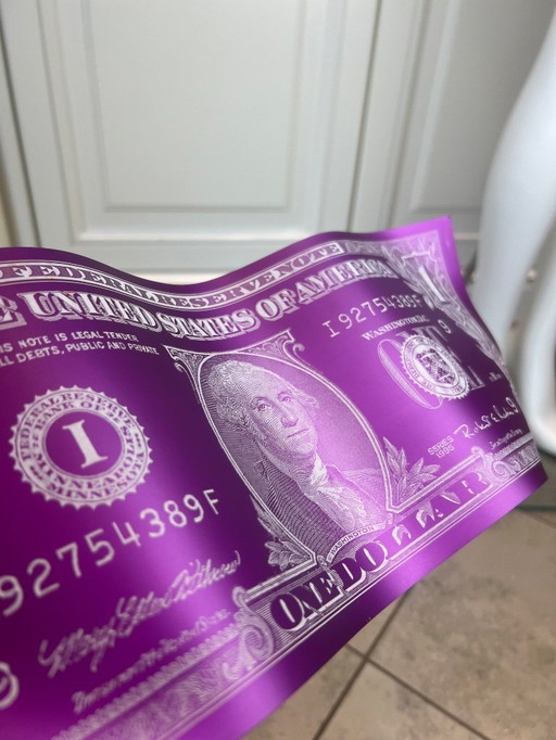 Unique art for collectors: "One Dollar Violet" by Karl Lagasse