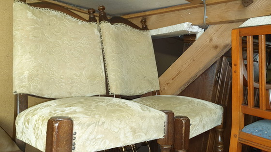 Image 1 of 6 klassische Esszimmerstühle aus Eiche