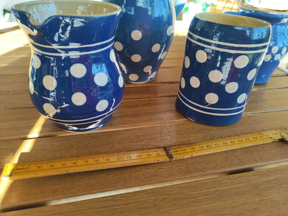 Image 1 of Set "Big Dots" Rustic German Landhouse DDR