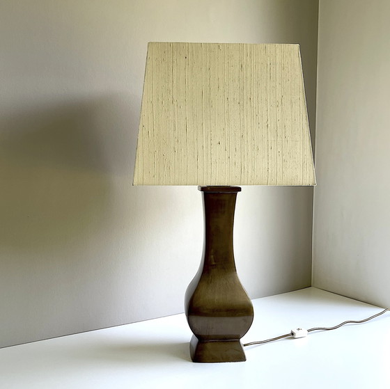 Image 1 of Lampe de table vintage . Laiton . Reim Interline Fuchs Gilching . MCM .