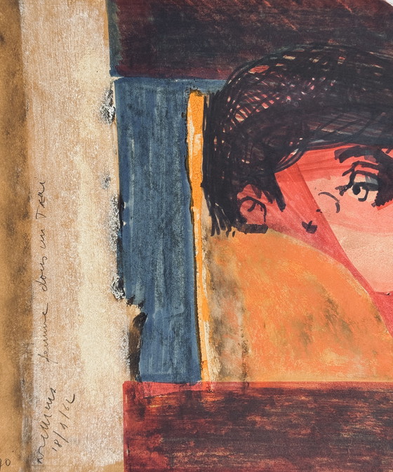 Image 1 of Robert Detheux, un bellissimo dipinto del 1962