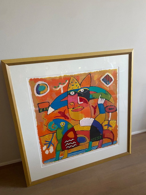 Brielle Lithograph Commissioned by Leolux – lithos zeefdrukken, Glass, Paper (photo 2 of 5)
