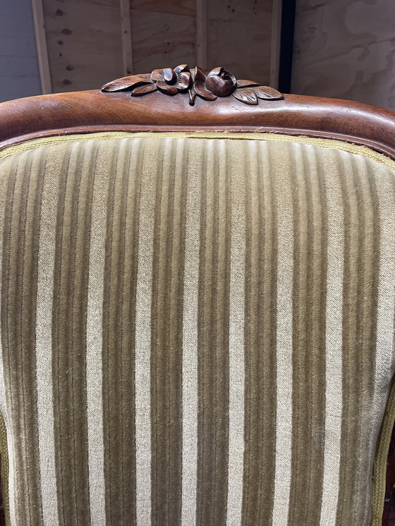 Image 1 of Conjunto de sofás Luis XV antiguos con 2 sillones