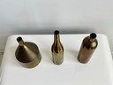 Set of bronze vases: Via Fondazza for Skultuna by Paolo Dell'Elce