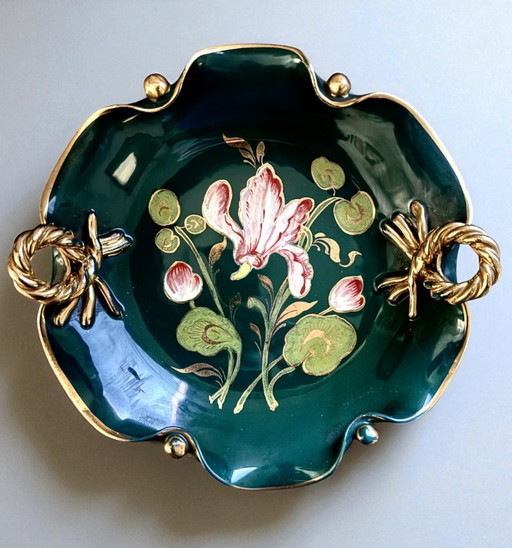 Keramik-Obstschale als Tafelaufsatz von Sesto Fiorentino