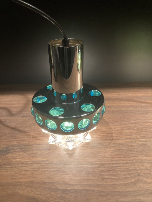 Lámpara colgante vintage de la era espacial de gran tamaño