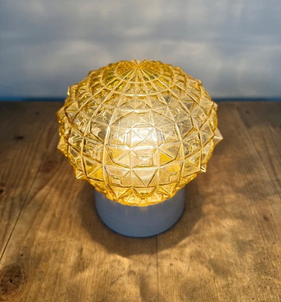 Plafonnier vintage en porcelaine blanche, années 1970 – Glass, Ceramic (photo 6 of 13)