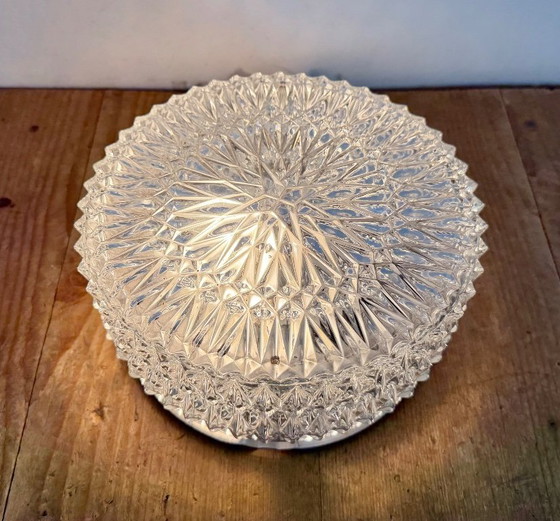 Image 1 of Vintage Glass Wall Or Ceiling Light, 1970s