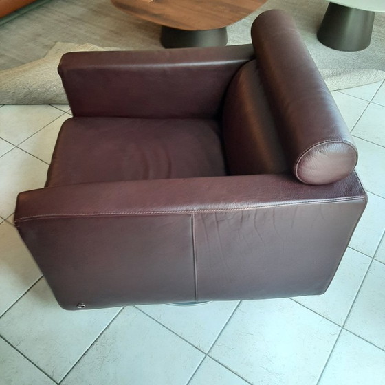 Fauteuil pivotant, Natuzzi – Leather (photo 5 of 9)