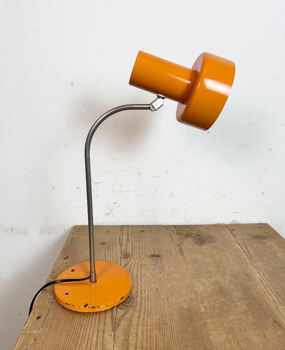 Image 1 of Vintage Orange Table Lamp , 1970s