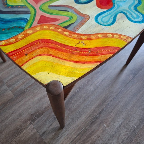 Rosewood Coffee Table Danish Design 60s. Art Work&Formica. (photo 9 of 21)