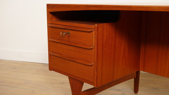 Image 1 of Vintage-Schreibtisch | Dänisches Design | Teakholz | Valdemar Mortensen