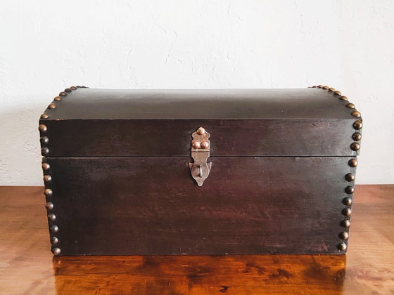 Image 1 of Small wooden chest
