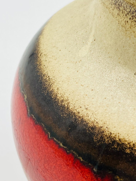 Image 1 of Scheurich 291 vase with red cabochon balls