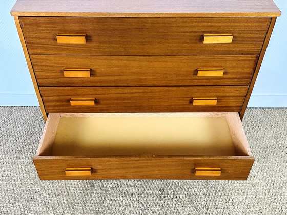 Image 1 of Scandinavian teak chest of drawers, 1960