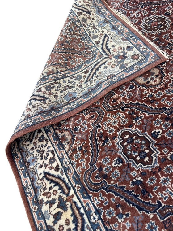 Image 1 of Hangeknoopt perzisch tapijt 154x200cm - oosters vloerkleed