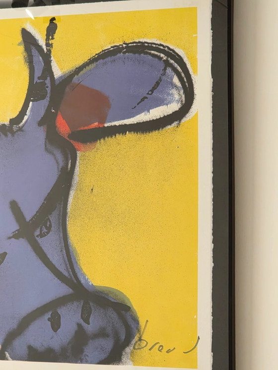 Image 1 of Herman Brood - The Colourful Cow - 57/100 - Hand signed